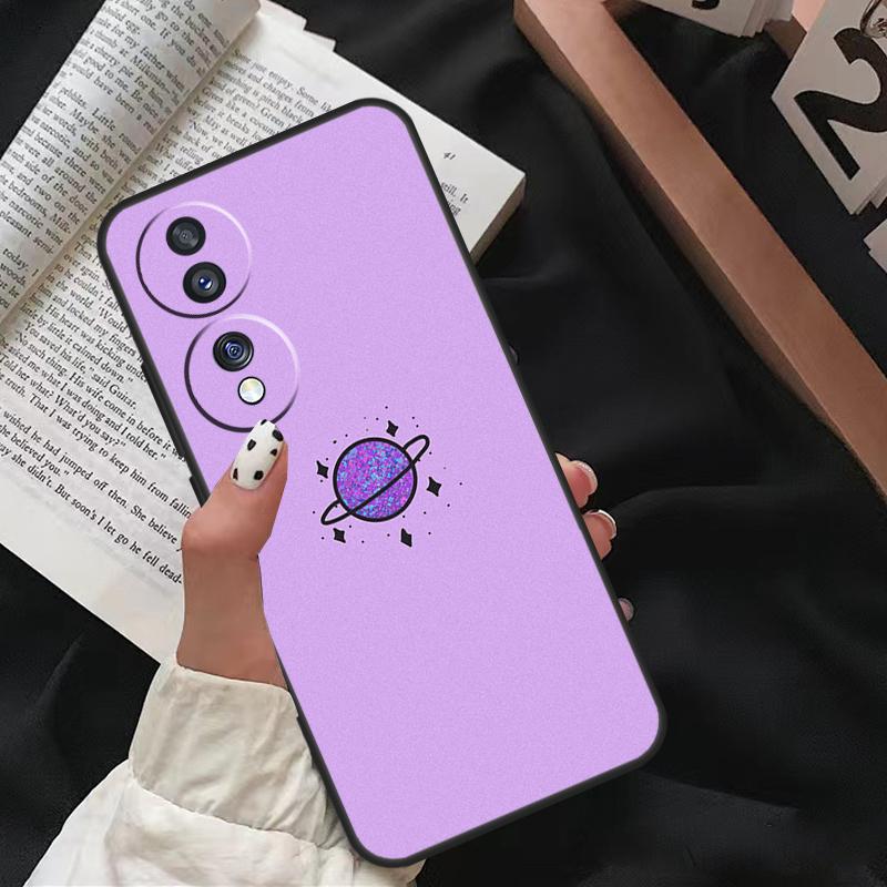 Purple aesthetic For Honor Magic 7 Lite 6 8 Pro Case For Honor 200 400 50 70 90 X8c X8b X9a X9b X9c X9d Win RT