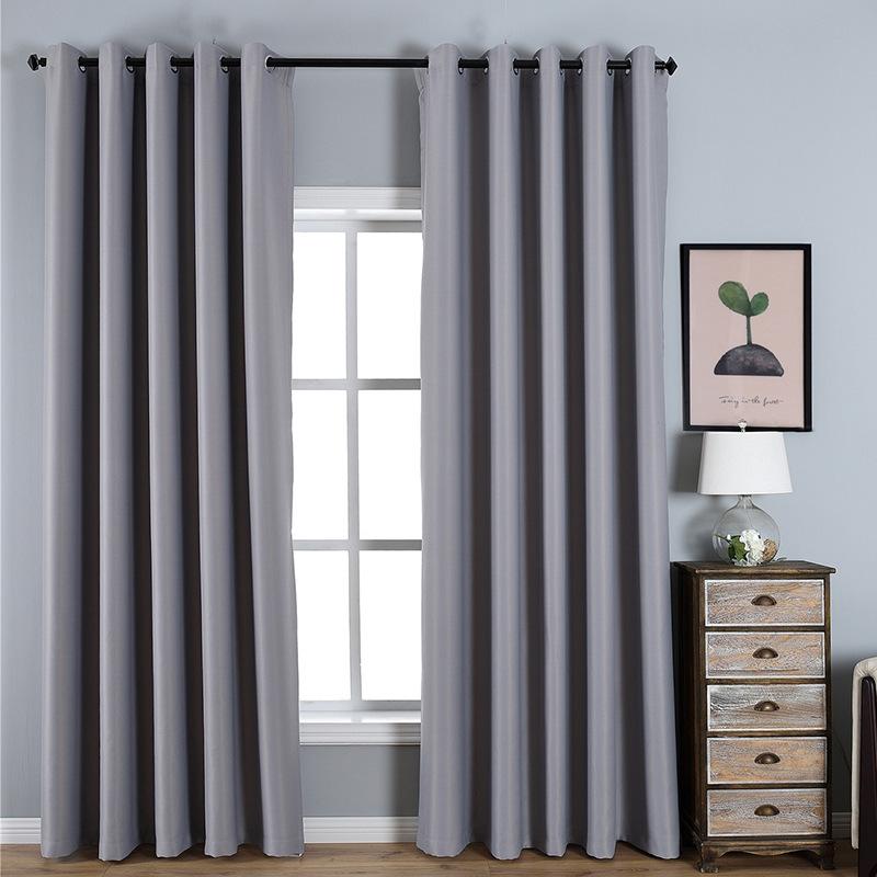 

Высокоточная текстурная ткань для затемняющих штор Keqiao Curtain Гостиная Спальня Однотонная штора Готовое изделие Whole Roll