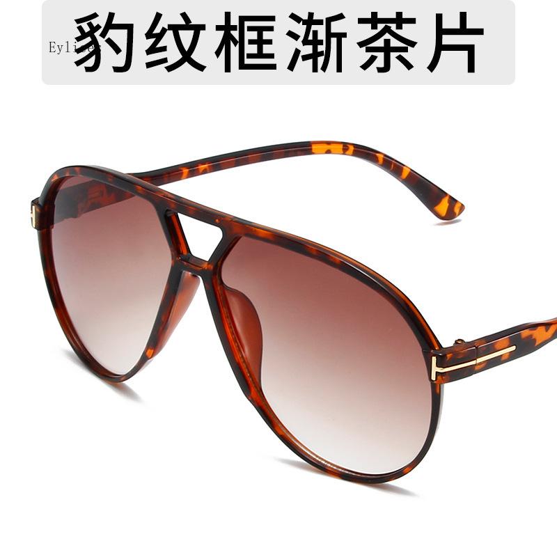 Vintage Oversized Pilot Sunglasses Women Designer Black Yellow Goggle Gradient Big Frame Sun Glasses UV400 Luxury Men's Sh