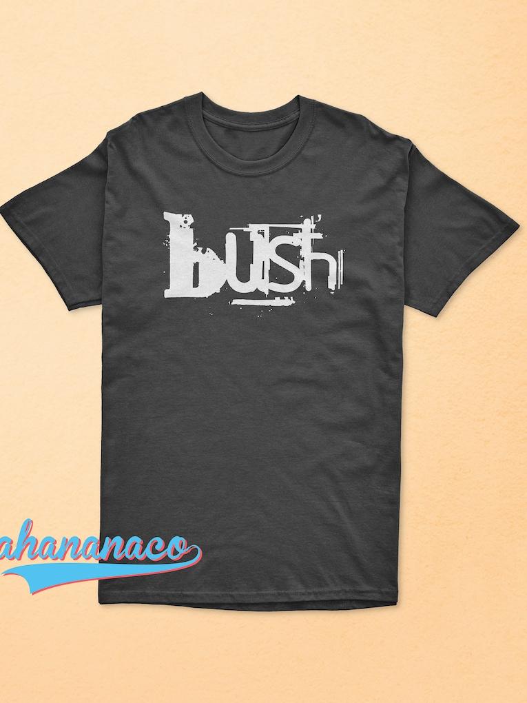 Bush Band Tshirt English Rock Grunge Alternative Rock Music Band Gavin Rossdale Black White Sport Grey Unisex Gildan Shirt