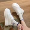 Casual Shoes Women's 2025 Spring and Autumn New White Shoes Fashion Street Photography Small People Versatile Platform Non-slip Sneakers