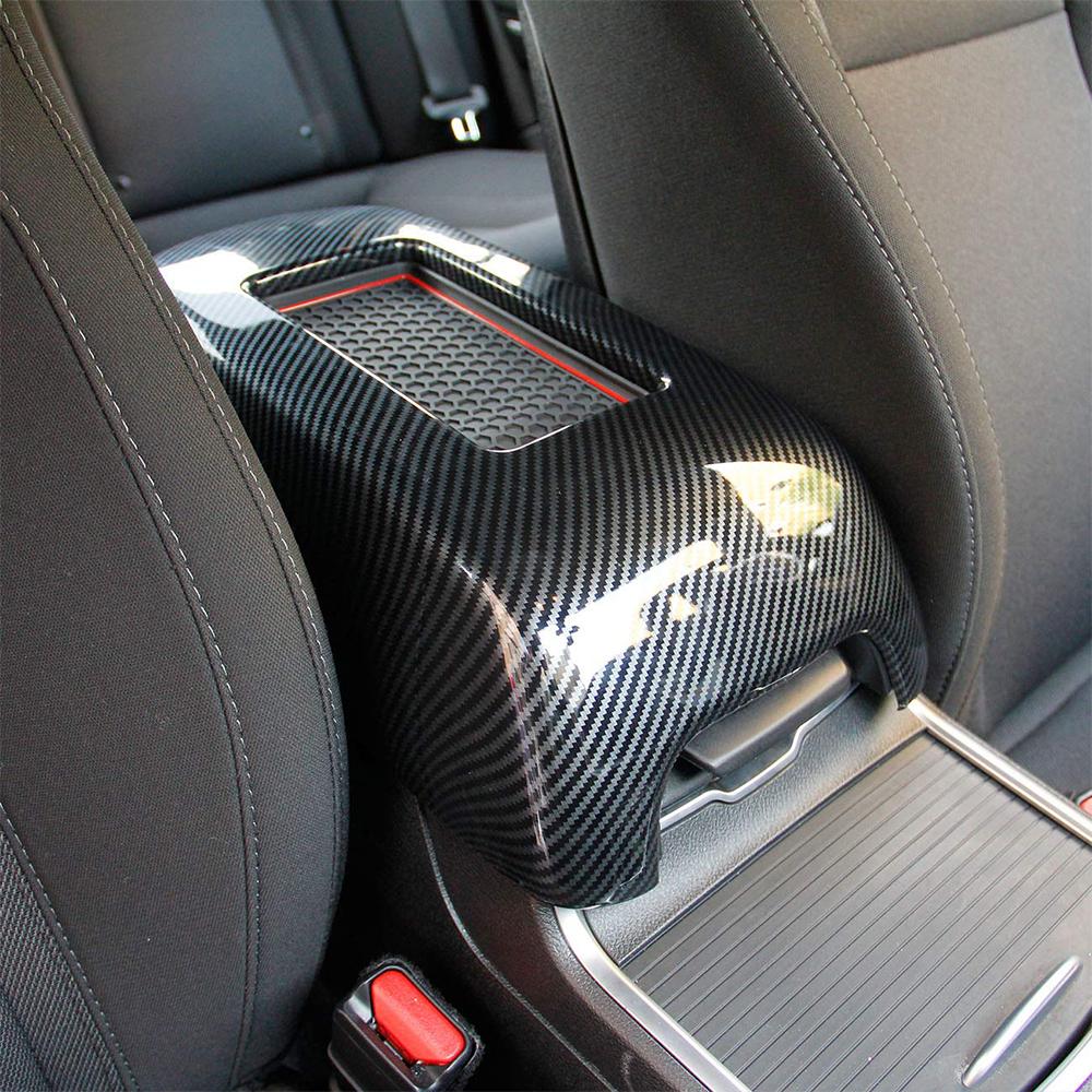 For Dodge Charger 2011-2021 Armrest Box Cover Trim with Storage Slot For Chrysler 300 2015-2021 Center Console Organizer Cover G6