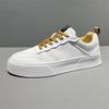 Men's shoes 2025 new summer breathable canvas shoes men's low-top sports and leisure board shoes trendy versatile little white shoes