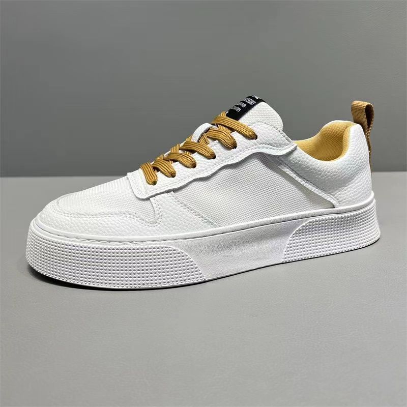 Men's shoes 2025 new summer breathable canvas shoes men's low-top sports and leisure board shoes trendy versatile little white shoes