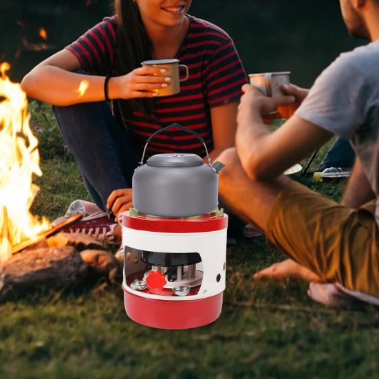 Přenosný petrolejový vařič s 10 knoty pro 3-5 osob, lehký kempingový vařič, topidlo, pro venkovní vaření, grilování, piknik, kempování, turistiku, petrolejový hořák