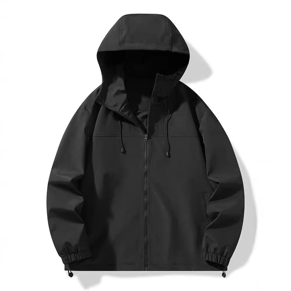 Autumn New Coat Men's Trendy Hooded Jacket Tooling Casual Trendy Sports Jacket Men's Coat Top