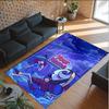 Personalized Crystal Velvet Carpet Custom Name Text,The Amazing Digital Circus Anti Slip Area Rug For Home Decoration