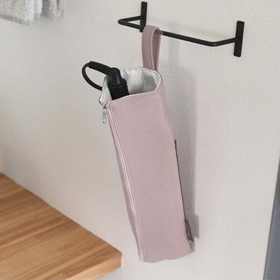 Hair Curling Holder Mat Zipper Closure Heat Resistant Waterproof Lightweight Portable Multipurpose Travel Bag Hair Tool Organizer