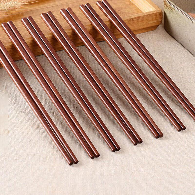 Chuangfa Heat-Resistant Wooden Chopsticks (10 Pairs)