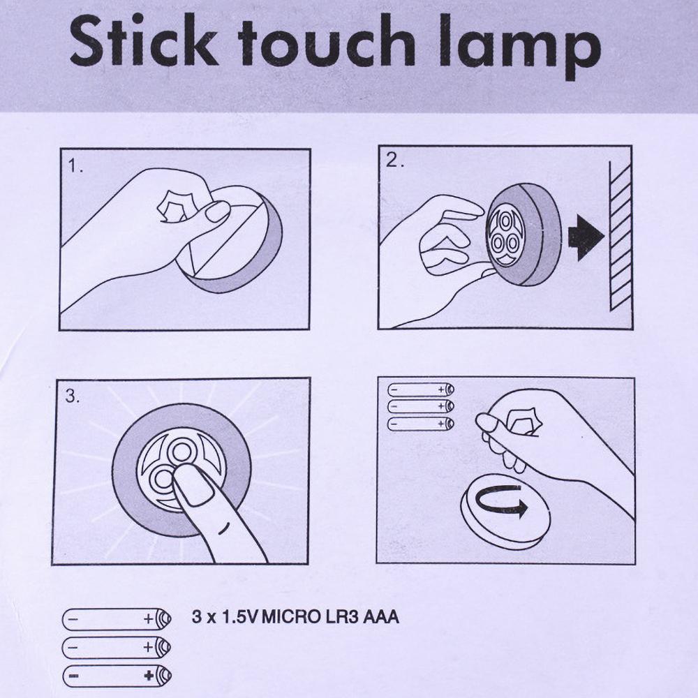 Mini lampka nocna 3 LED lampka nocna szafka na schody łazienka oświetlenie nocne pokój lampka do czytania zewnętrzna lampa na baterie AAA