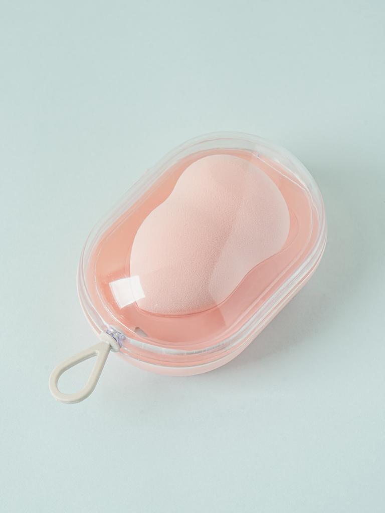 Kürbisform Make-up-Schwamm & Reiseetui Set