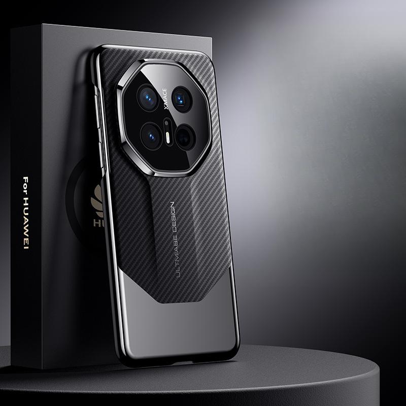 The Huawei Mate70pro Phone Case Can Instantly Transform Into An Extraordinary Master M70rs Carbon Fiber Pattern Business Men's Protective Case