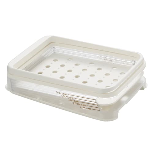 Akebono Sangyo Bread Slicer with Guide and Hood, Made in Japan, Diagonal Cut for Clean Slices Down to the End, Thickness Adjustable, 4-, 5-, 6-, 8-, o