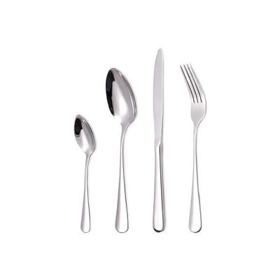 Besteckset - Edelstahl - 24 Teile - Edelstahl - Spülmaschinenfest - Silber