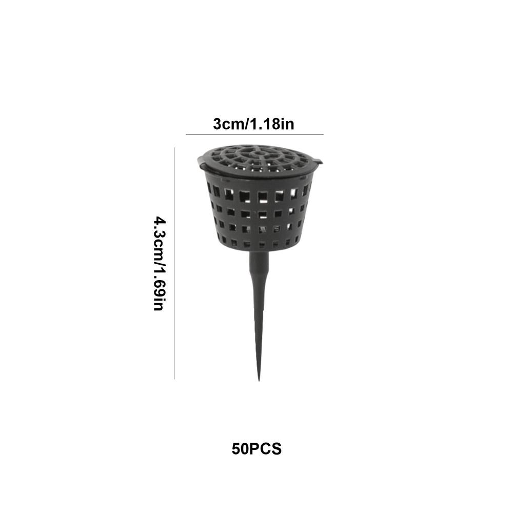 50Pcs Plant Fertilizer Baskets Orchid Cultivate Park Root Nursery Pots Bonsai Portable Fertilizer Pot Box For Osmocote Orchid