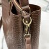 Vintage handheld bucket bag with single-shoulder crossbody women's bag