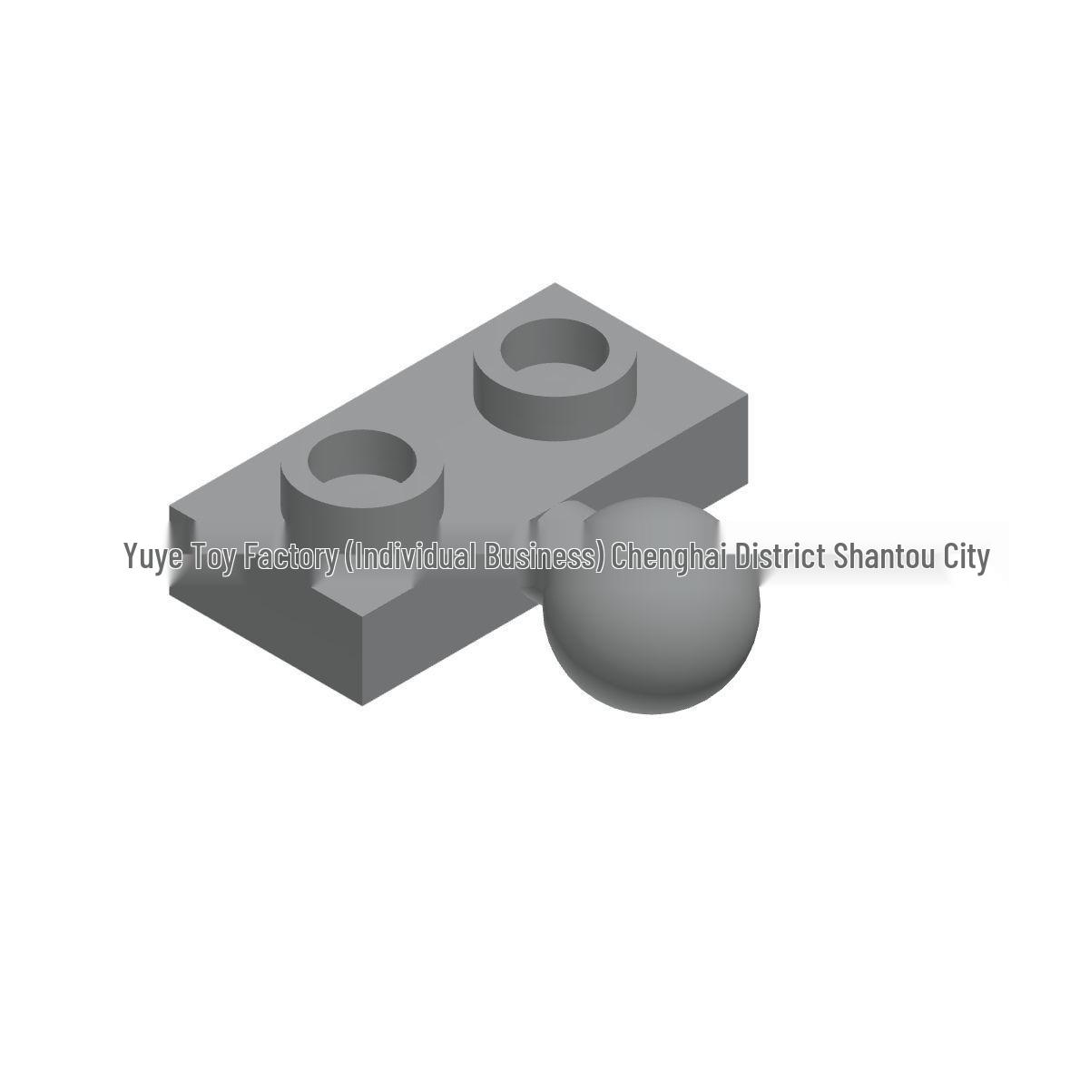14417 Universal MOC Compatible 1x2 Plate with Small Ball Joint for DIY Building Blocks 0.5 kg