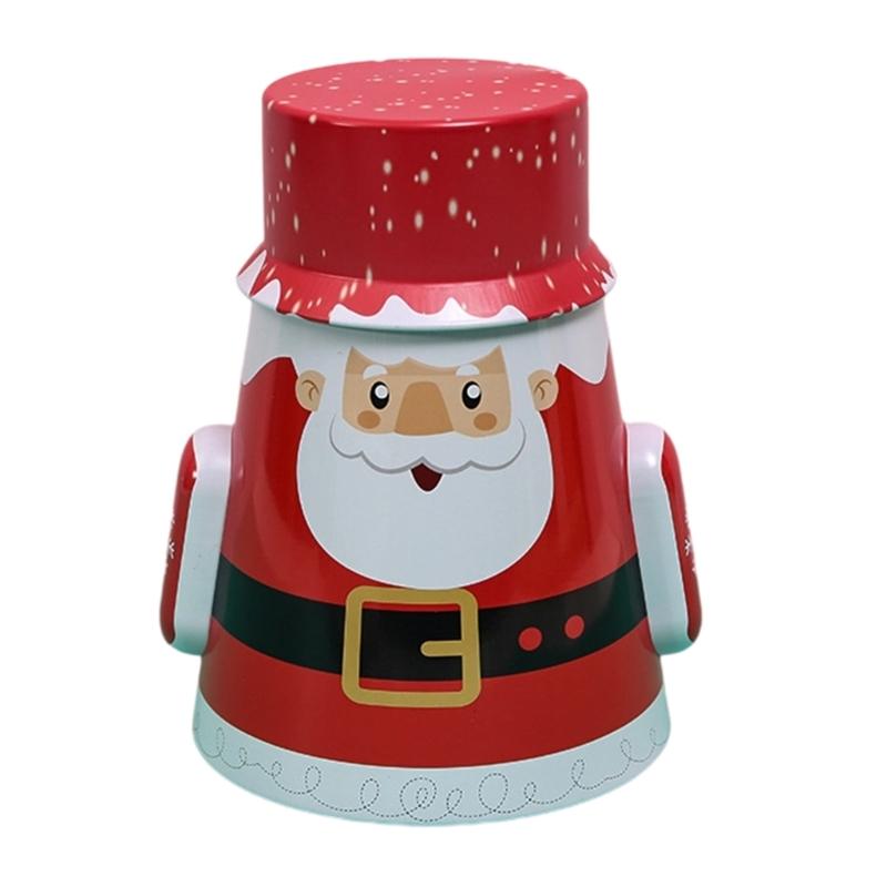 

Christmas Cookie Tins with Lid Festive Cookie Tins for Gift Giving & Holiday Treats Metal Container for Cookie Food