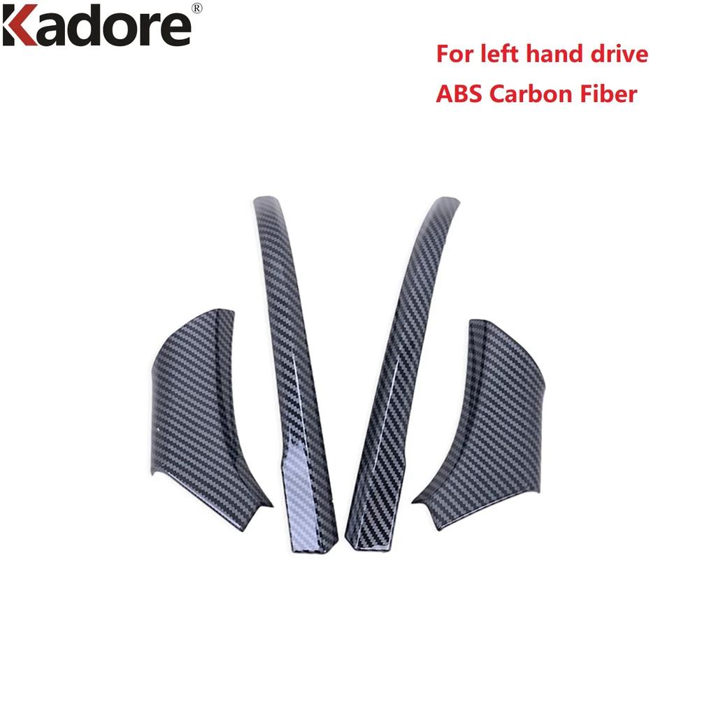 Für Toyota RAV4 RAV 4 - 2024 2025 Kohlefaser Auto Seiten Tür Rückspiegel Abdeckung Zierleisten Streifen Zubehör