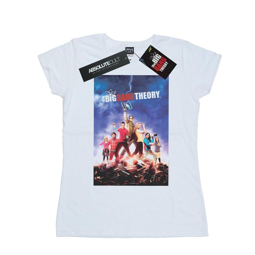 The Big Bang Theory Dam/Damer Karaktärsposter Bomulls T-shirt