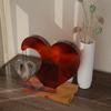 1set/2pcs DIY Heart-Shaped Resin Mold - Large Silicone Casting Kit for Romantic Home Decor & Special Occasions