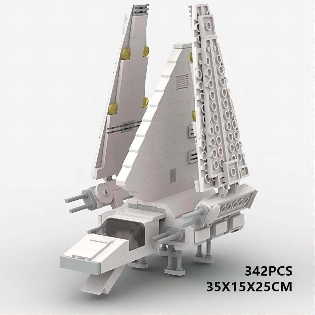 Compatible With Building Blocks MOC-34496 Mini Empire Shuttle Small Particle Assembled Building Blocks Toy Ornaments