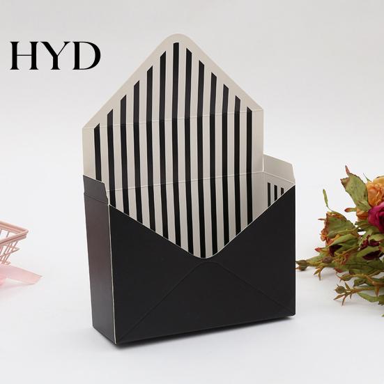 Elegant Flower Packaging Valentine's Day Floral Envelope Box Florist Bouquet Wrapping Paper Gift Bag Small Folding Envelop for Mother's Wedding