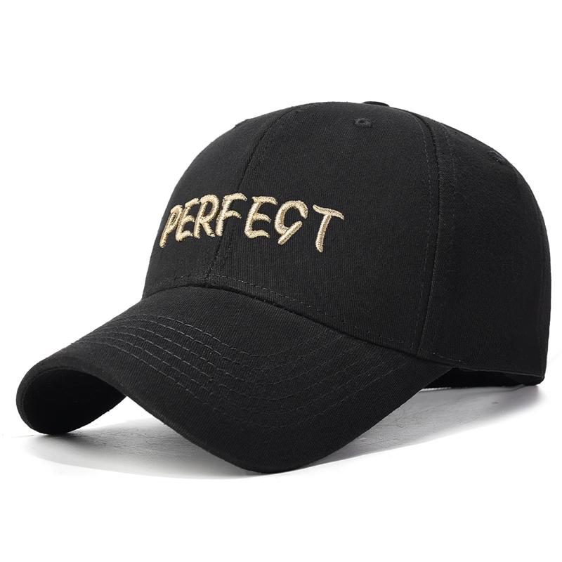 Four Seasons Embroidered Baseball Cap Unisex Sun Hat Outdoor Cap чёрный