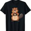 Biberfieber Für Biberliebhaber Lustiges Tier Nagetier T-Shirt