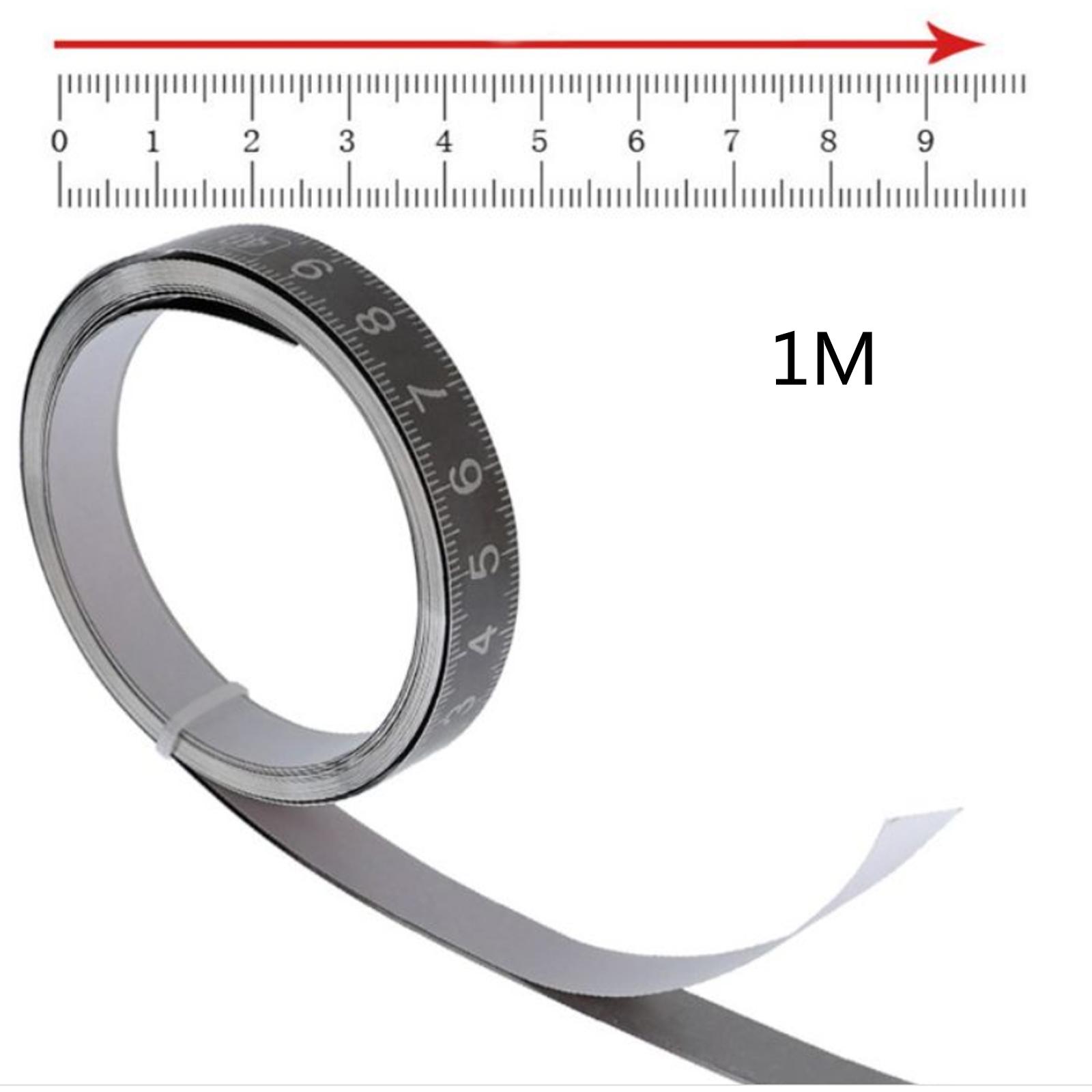 Metric Sticky Ruler Stick Ruler With Glue Ruler Scale Sticker Flat Tape Measure 1