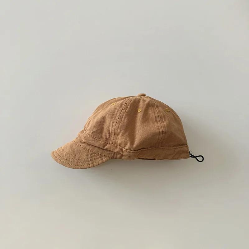 Frühling Sommer Baby Baseballkappe Einfarbige Baby Jungen Mädchen Schirmmütze Weicher Kleinkind Kinder Sonnenschutz Visier