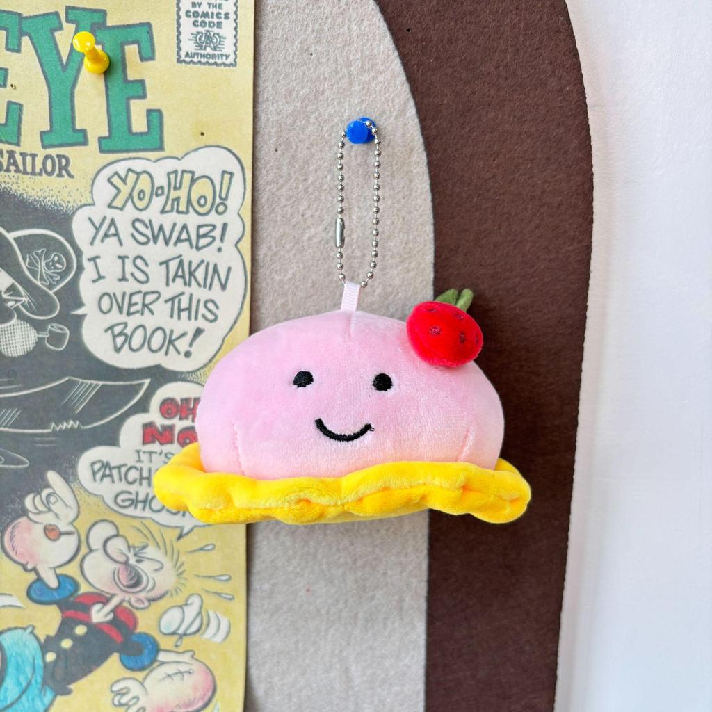 Roztomilý Kreslený Hamburger a Hranolky Plyšový Batoh Přívěsek na Klíče Panenka