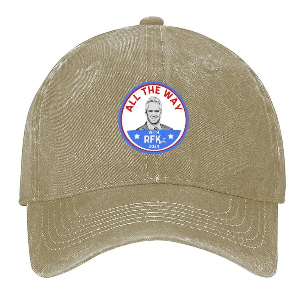All the Way with RFK Jr President Baseball Cap F derby hat sun caps birthday Hats For Unisex Womens