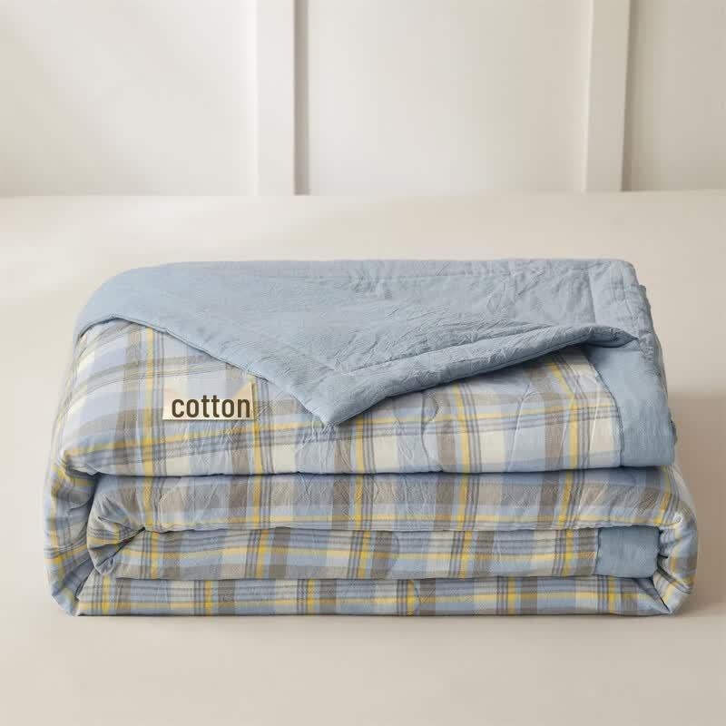 Qixiai Yarn-Dyed Washed Xinjiang Cotton Summer Quilt