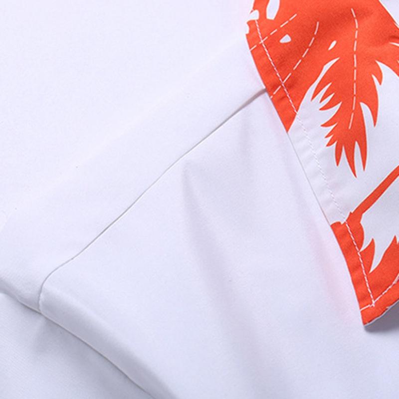 Camicia da Uomo Floreale a Maniche Corte di Qualità Premium con Design Hawaiano Senza Tempo
