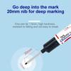 Long Head Deep Hole Marker Long Nose Mechanical Pen Drill Hole Marker Colorful Waterproof Carpenter Ink Marker Pen For Glass
