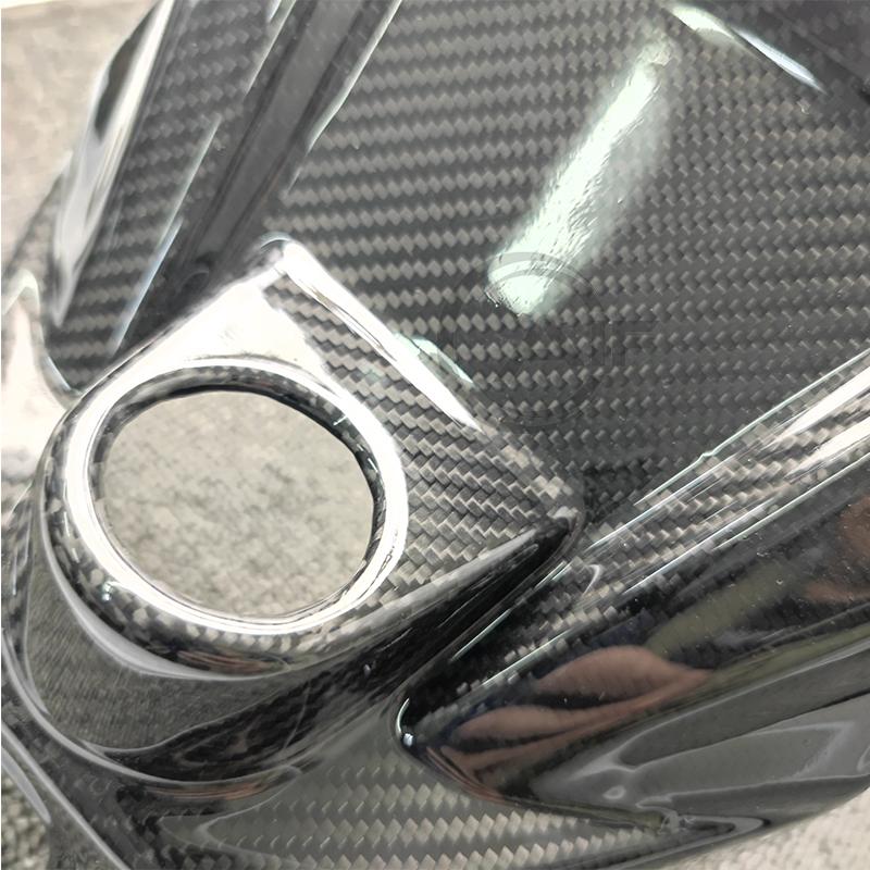 For Aprilia RS660 2020+ Motorcycle Carbon Fiber Front Fuel Tank Key Cover Ignition Tube Rectifier Protection Cover