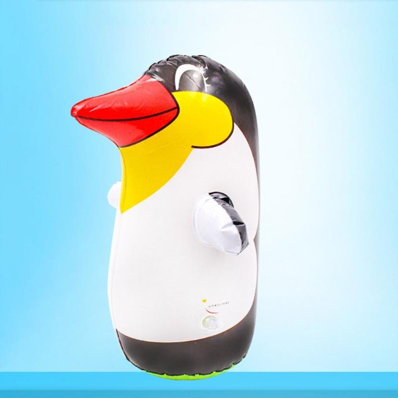 Inflatable Animal Toy Cute Penguin Toy Float Pool Animal Toy Funny Blow up Penguin Balloons for Kids Birthday Party