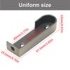 Sturdy Zinc Alloy Clothes Rod Holders Convenient for Secure Hanging In Closets and Dressing Room Decoration Solution