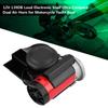 12V 139DB Loud Electronic Snail Ultra Compact Dual Air Horn for Motorcycle Yacht Boat