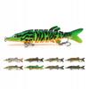 Wobbler Fishing Lure Pike Zander Catfish Jointed 8-Segment 9Cm 7G