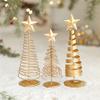 Gold Window Gift Christmas Small Christmas Ornaments Tree