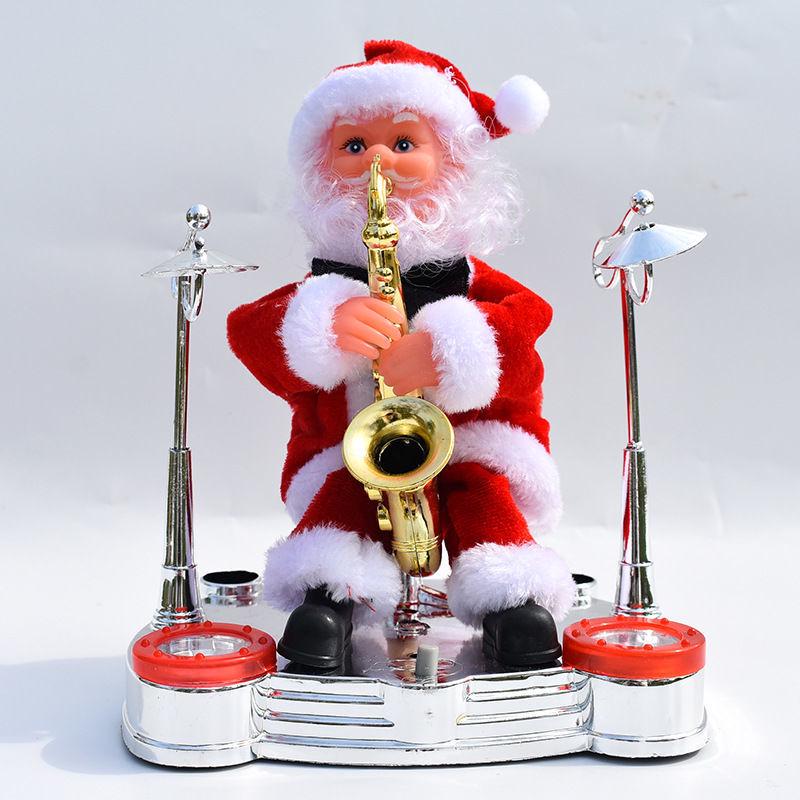 European Christmas Climbing Santa Electric Toy and Decoration