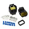 5 Sets 8 Pin Way Waterproof Wire Connector Plug Auto Sealed Electrical Set Black