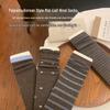 Women's 2025 Winter Wool Socks: Striped & Polka Dot, Plus Velvet, Thickened Mid-Calf Style.