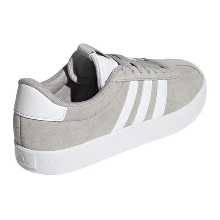 New Adidas Women's Vl Court 3.0 'Grey Silver Metallic' Women's ID6280