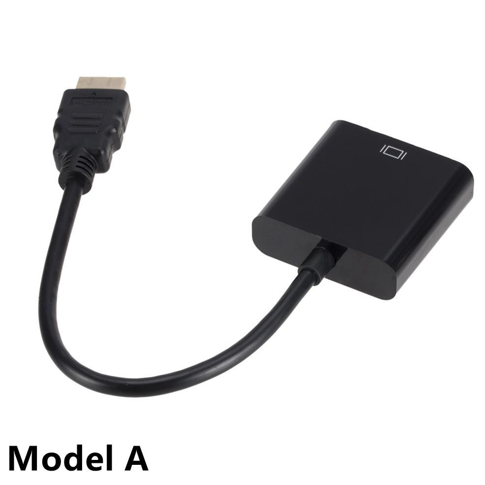 1080P HDMI Adapter Display Port HDMI to VGA Adapter Cable Male to Female Converter For PC Computer Laptop HDTV Monitor Projector