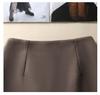 2025 New Women's High Waist Wool A-line Pencil Skirt – Versatile, Slimming, Short Autumn/Winter Skirt