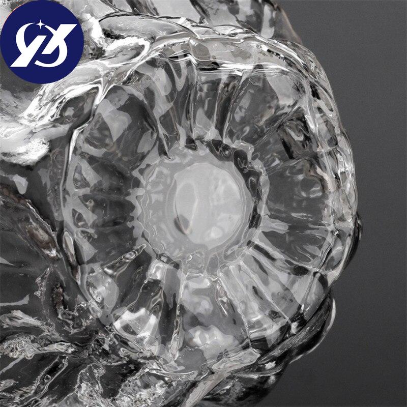 Japanese Glass Tea Infusers Pitcher Heat Resistant Hammered Kung Fu Chahai Transparent Teacup Office Teaware