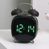 Creative RGB Color-Changing LED Wall Clock 6651R - Multifunctional Digital Display for Living Room